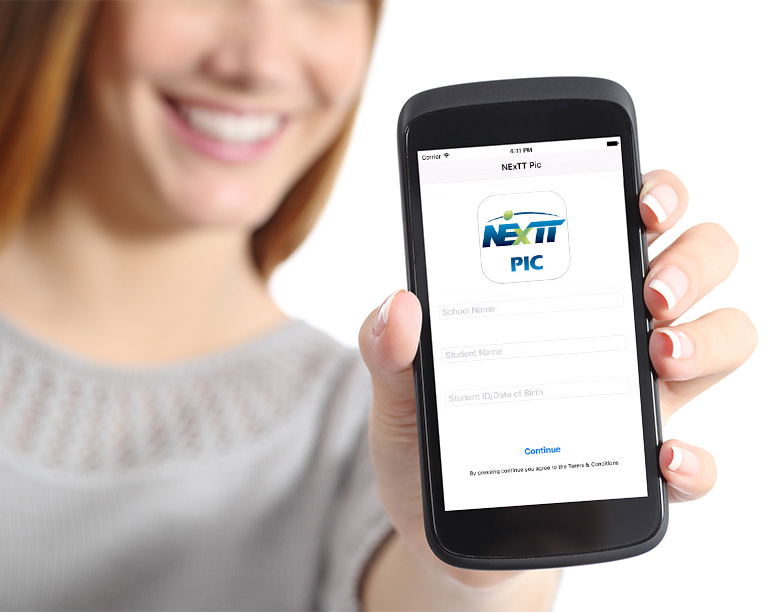 NExTT Pic Mobile App Screen